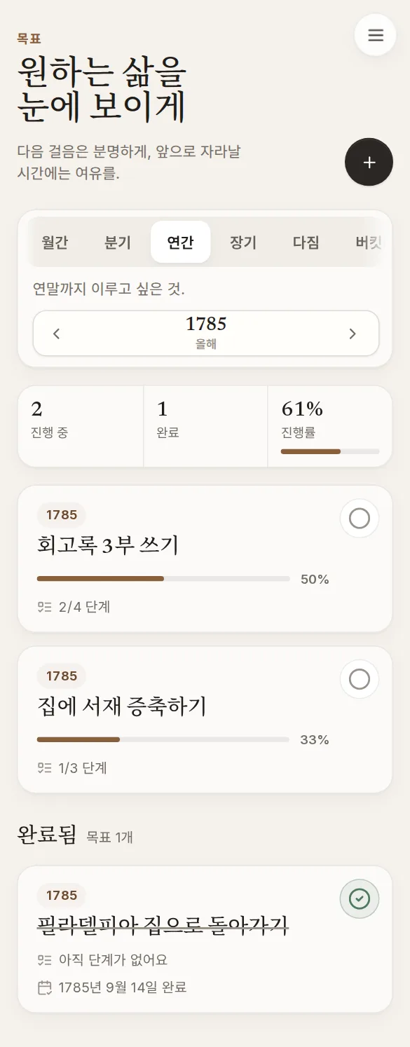 휴대폰 속 Dogood: 목표